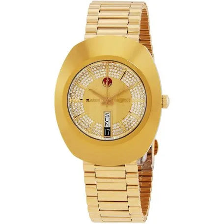 Rado Gold Watch The Original Automatic with Crystals with Month
35.0 mm, Automatic, 67g