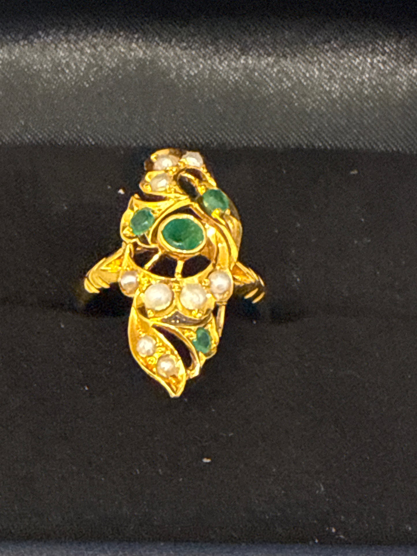 Gemstone Ring 22K Gold 6Size , Weight: 3.8g SKU:RW077