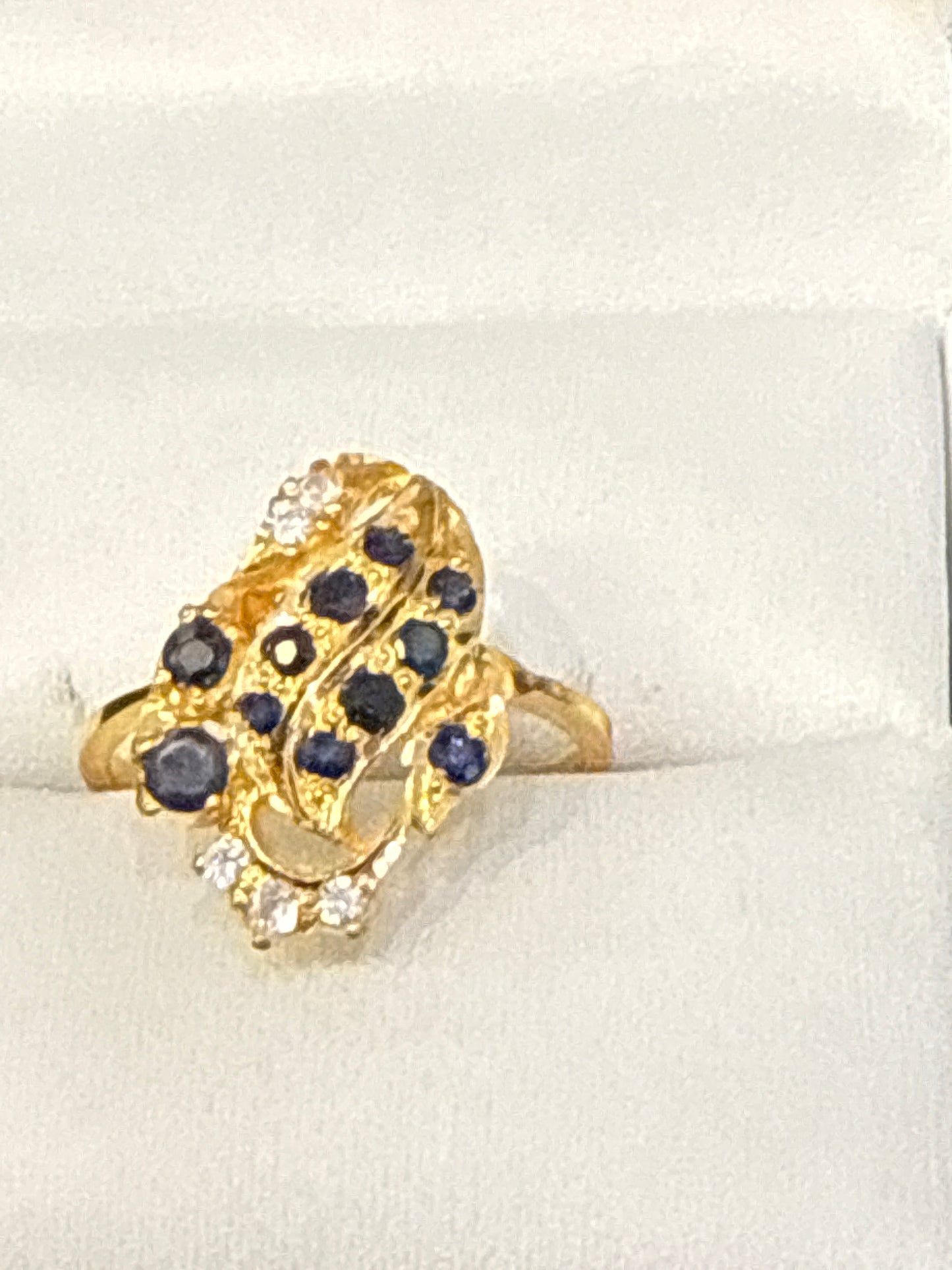 Gemstone Ring 22K Gold 6.5Size , Weight: 3.7g SKU:RW089