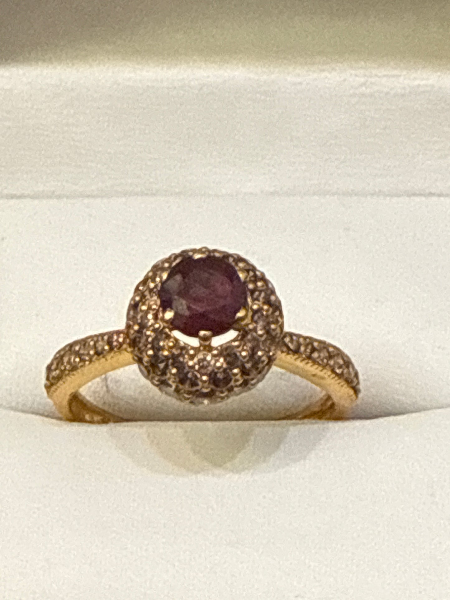 Elegant Designer Inspired Ring with a Modern Twist with 1.15 CT Ruby, 1.0 CT Spinel in 22K Gold Size 10.75, 4.5g SKU: R0202W