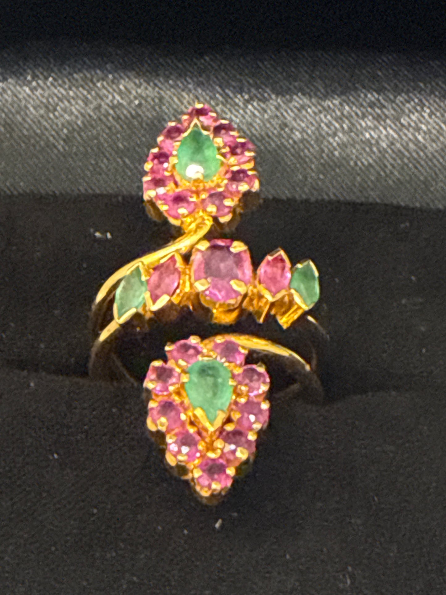 Gemstone Ring 22K Gold 4.5Size , Weight: 7.2g SKU:RW078