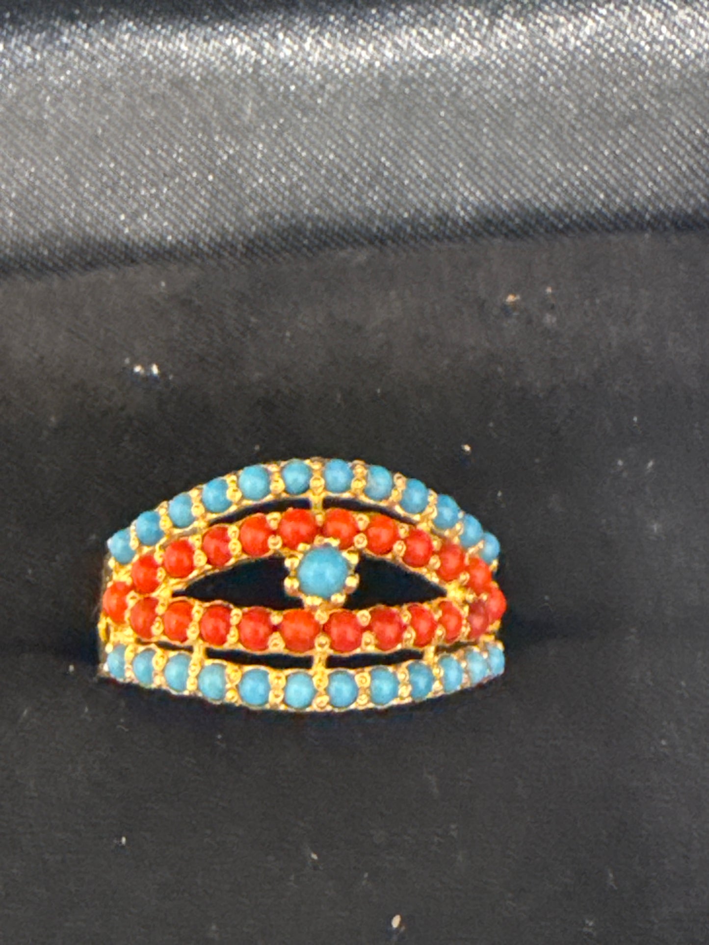Gemstone Ring 22K Gold 8Size , Weight: 3.2g SKU:RW081