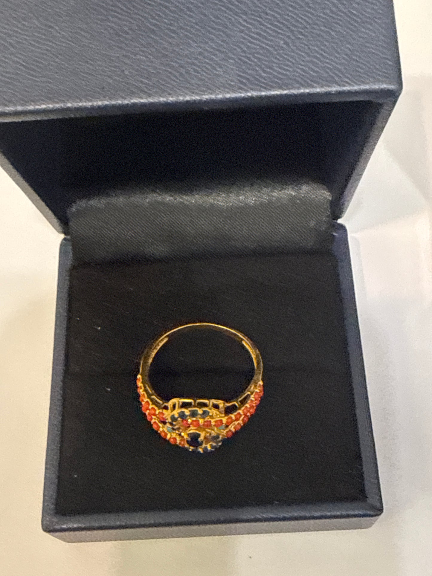 Gemstone Ring 22K Gold Size9.5, Weight: 3.9g SKU:RW096