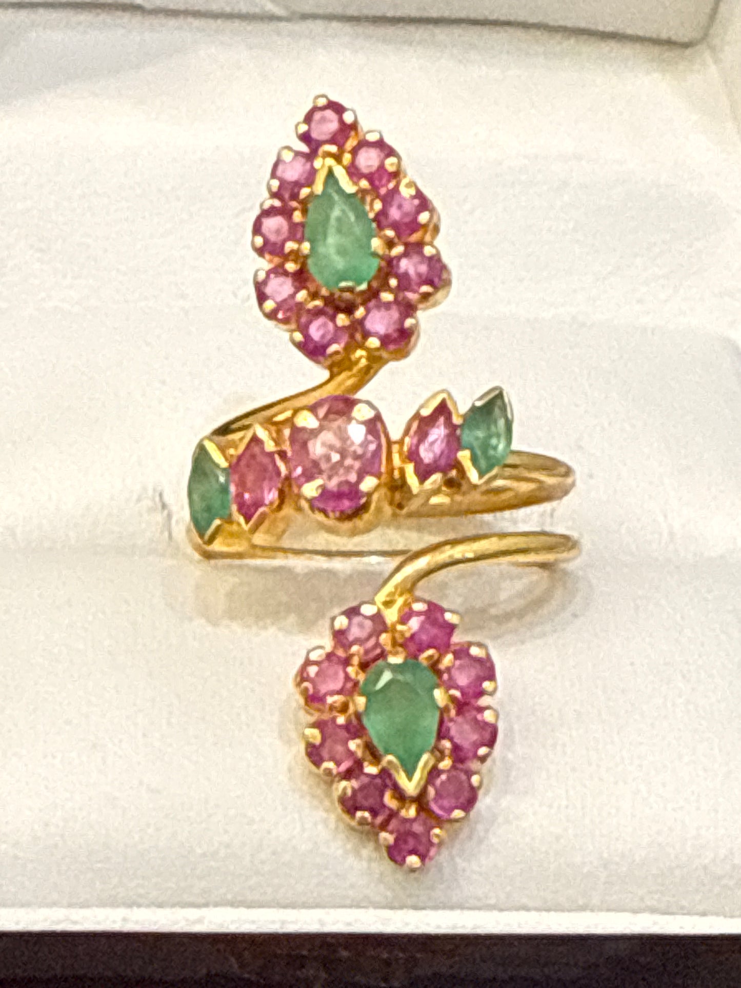 Gemstone Ring 22K Gold 4.5Size , Weight: 7.2g SKU:RW078