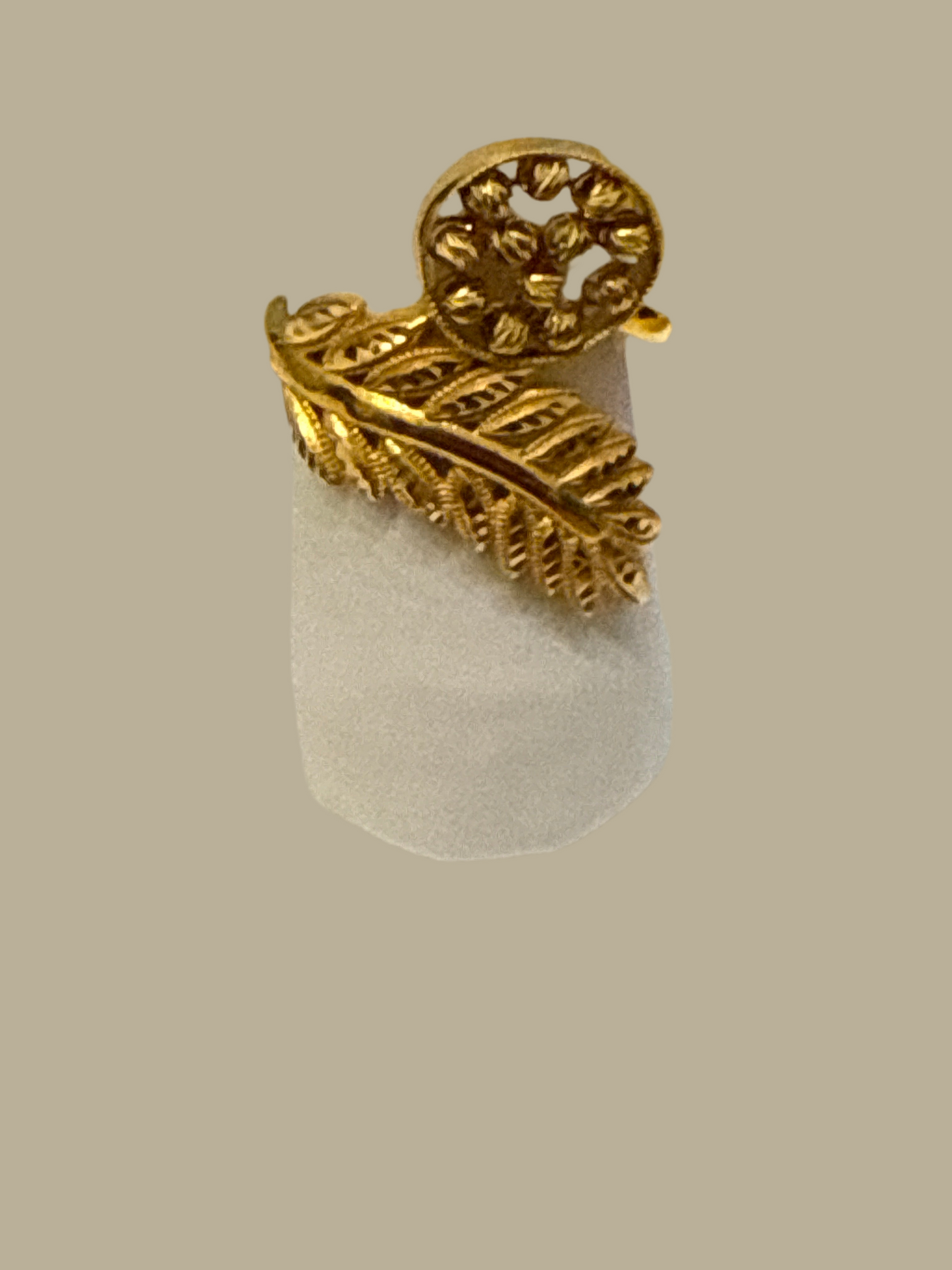 Must Have Contemporary Design a with Modern Twist Light Weight Index or Second Finger ring for Wedding or Party 22K Gold Size adjustable 9.6, 6.0g SKU: R01960W