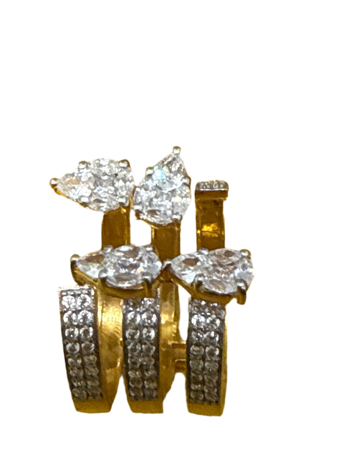 Ring 22K Gold Size adustable, Weight: 7.3g SKU:R112w