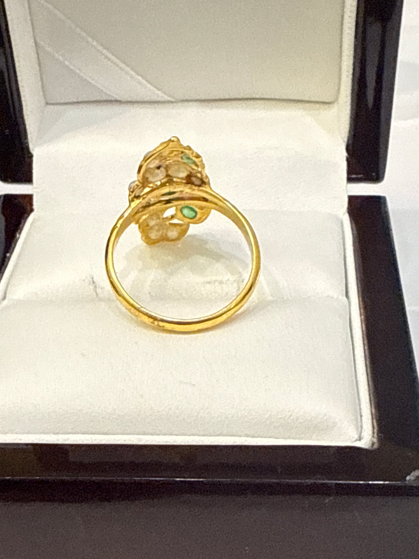 Gemstone Ring 22K Gold 6Size , Weight: 3.8g SKU:RW077