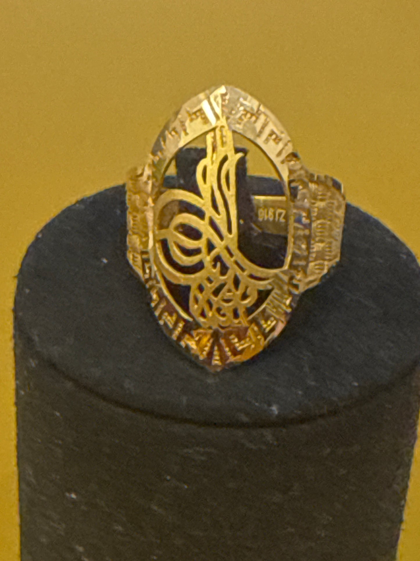 Religious in Modern High Polished Ring Design, Size 9, 6.0g SKU: R0173W