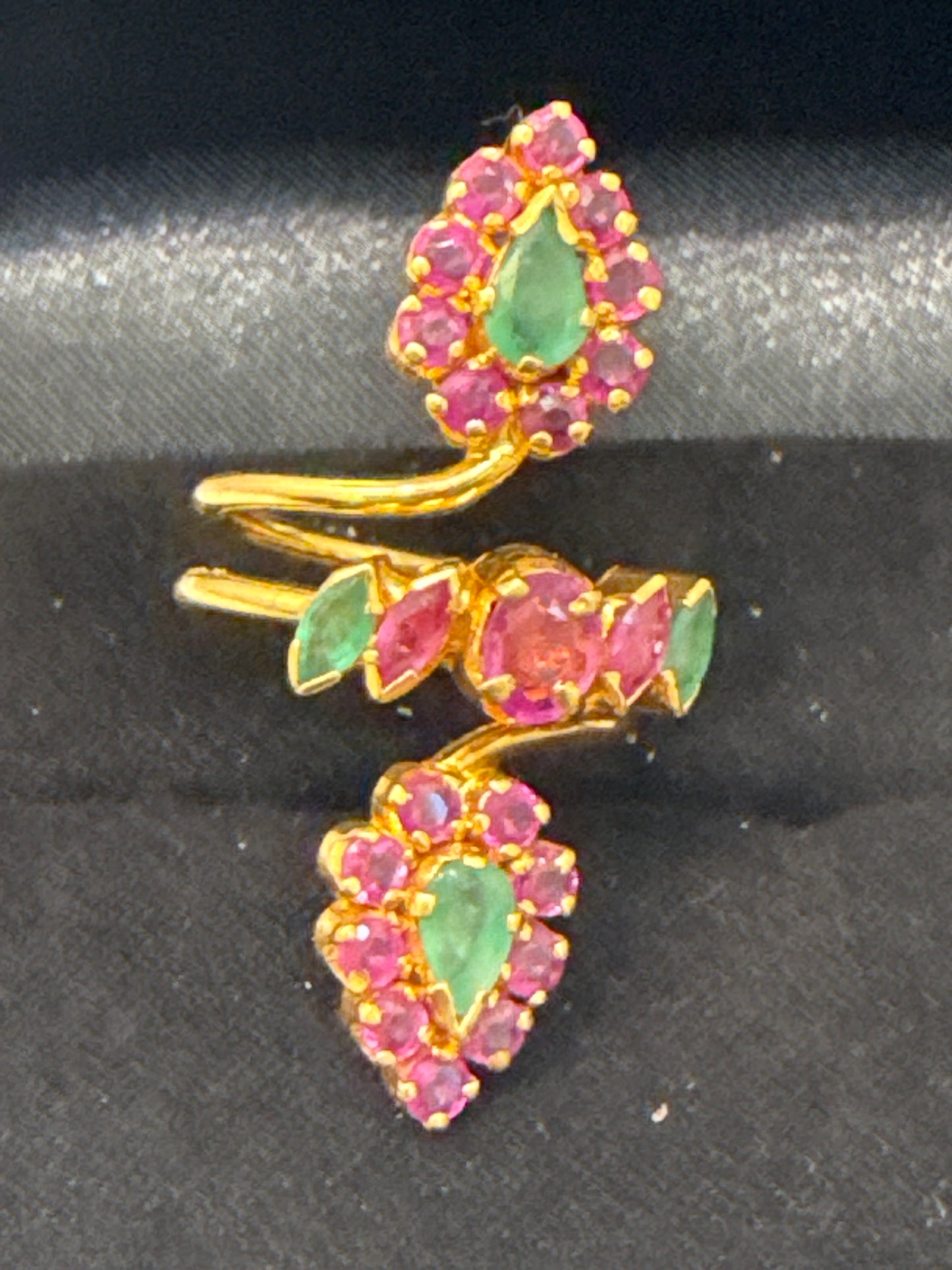 Gemstone Ring 22K Gold 4.5Size , Weight: 7.2g SKU:RW078