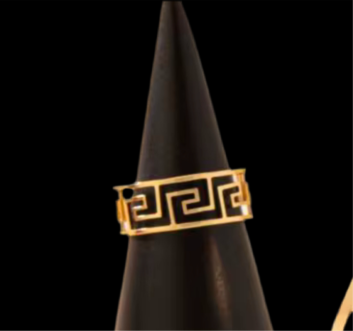 18K Gold Plated Fashion Bracelet & Ring Set (small /medium)