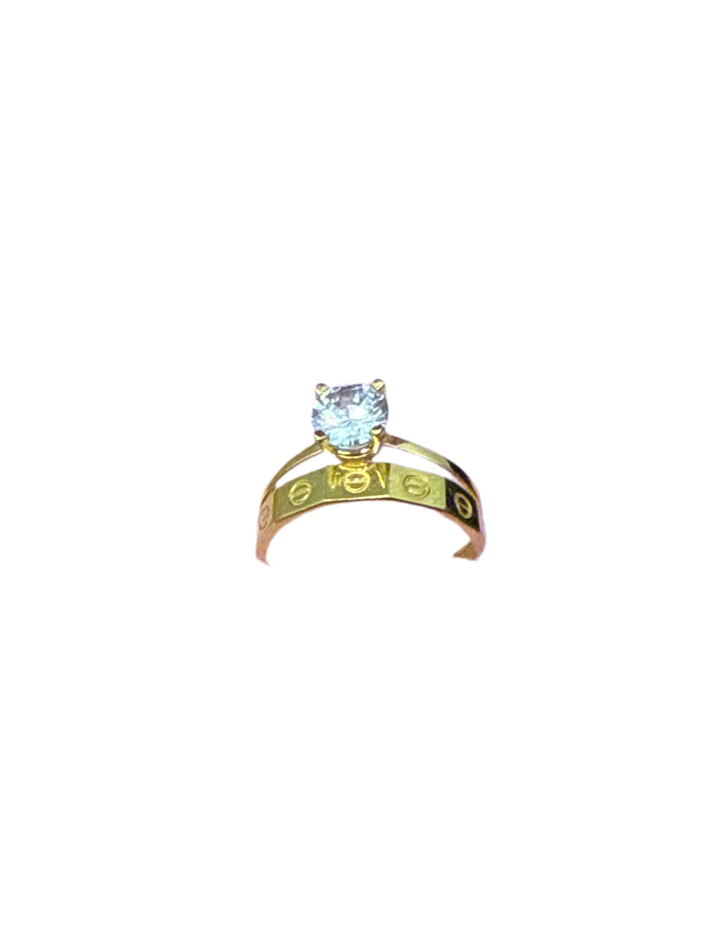 Love Strew Top Wedding Band 22K Gold Size8, Weight: 3.2g SKU:R121