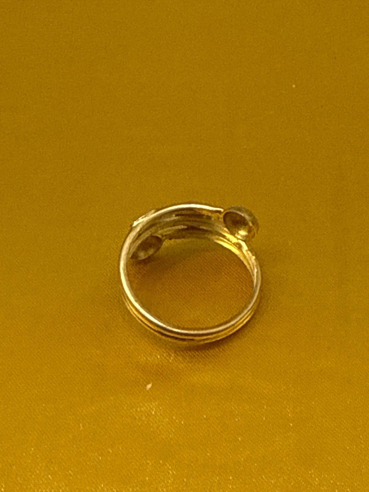 High Polished Reflective Multi-ring Design Elegant Light weight Index Finger Ring with a Modern Twist with 22K Gold Size 9, 3.0g SKU: R0146W