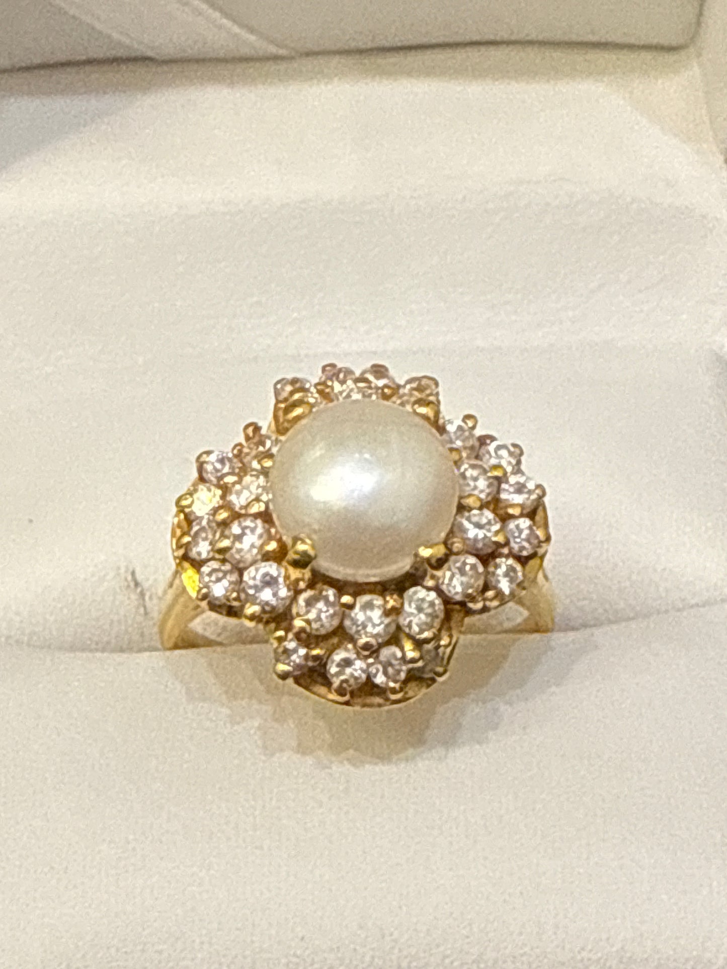 (Copy) Ring 22K Gold 8Size, Weight: 7-1g  SKU:R130w