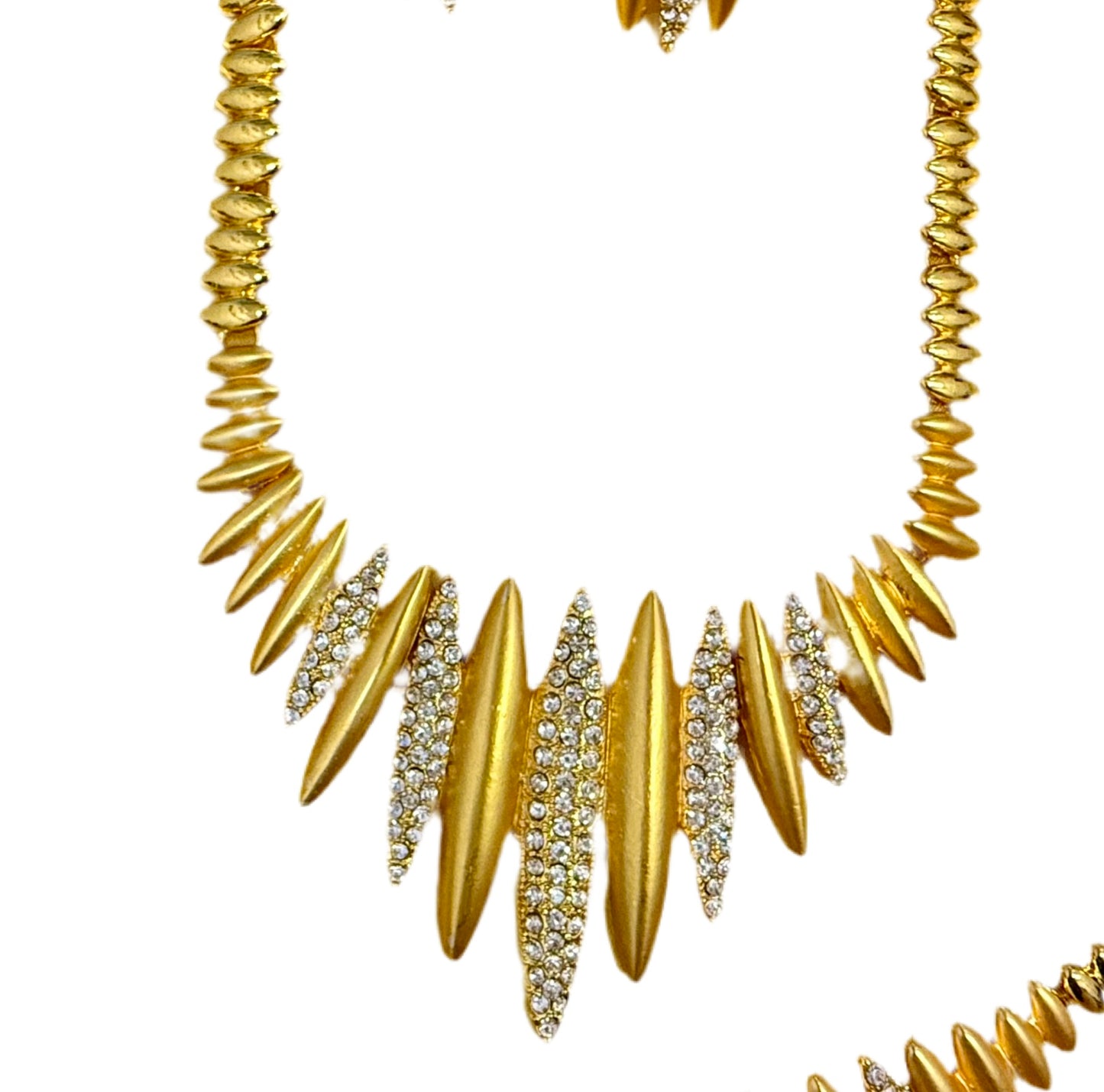 1 Gram 24k Gold Plated Sterling Silver Modern Set 3825