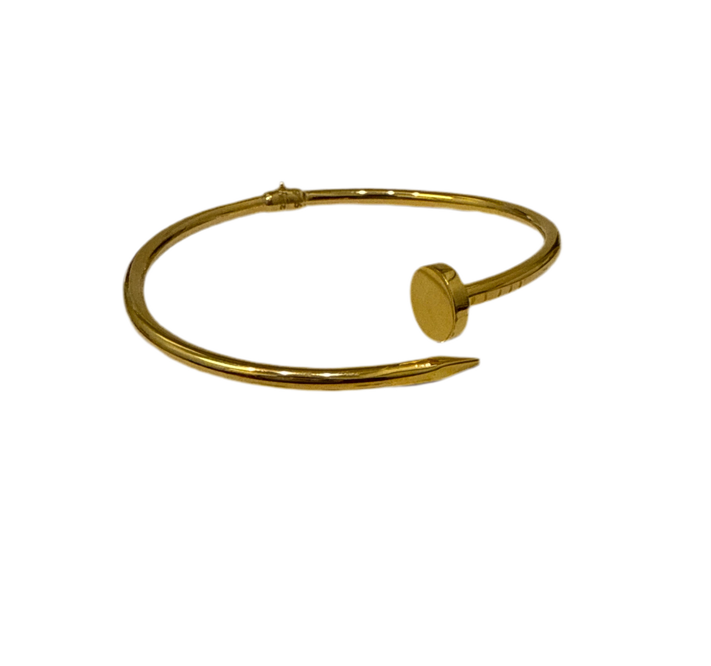 Designer Inspired by JUSTE UN CLOU BRACELET but only Better. Timeless Piece in 22K Yellow Gold Easy on Size 2.7 - 12.3g SKU:BR0042BB.