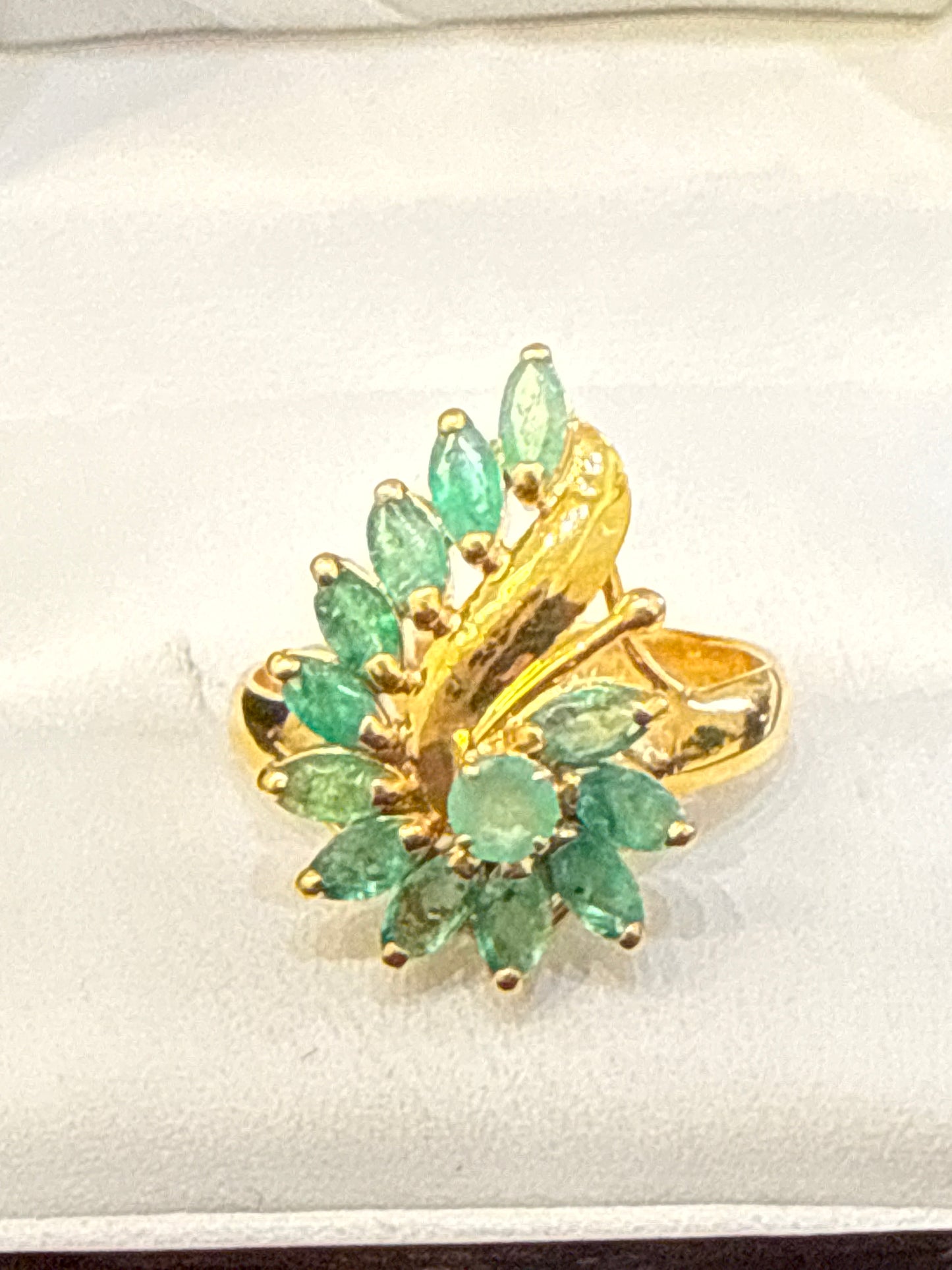Gemstone Ring 22K Gold Size7 , Weight: 3.5g SKU:RW099