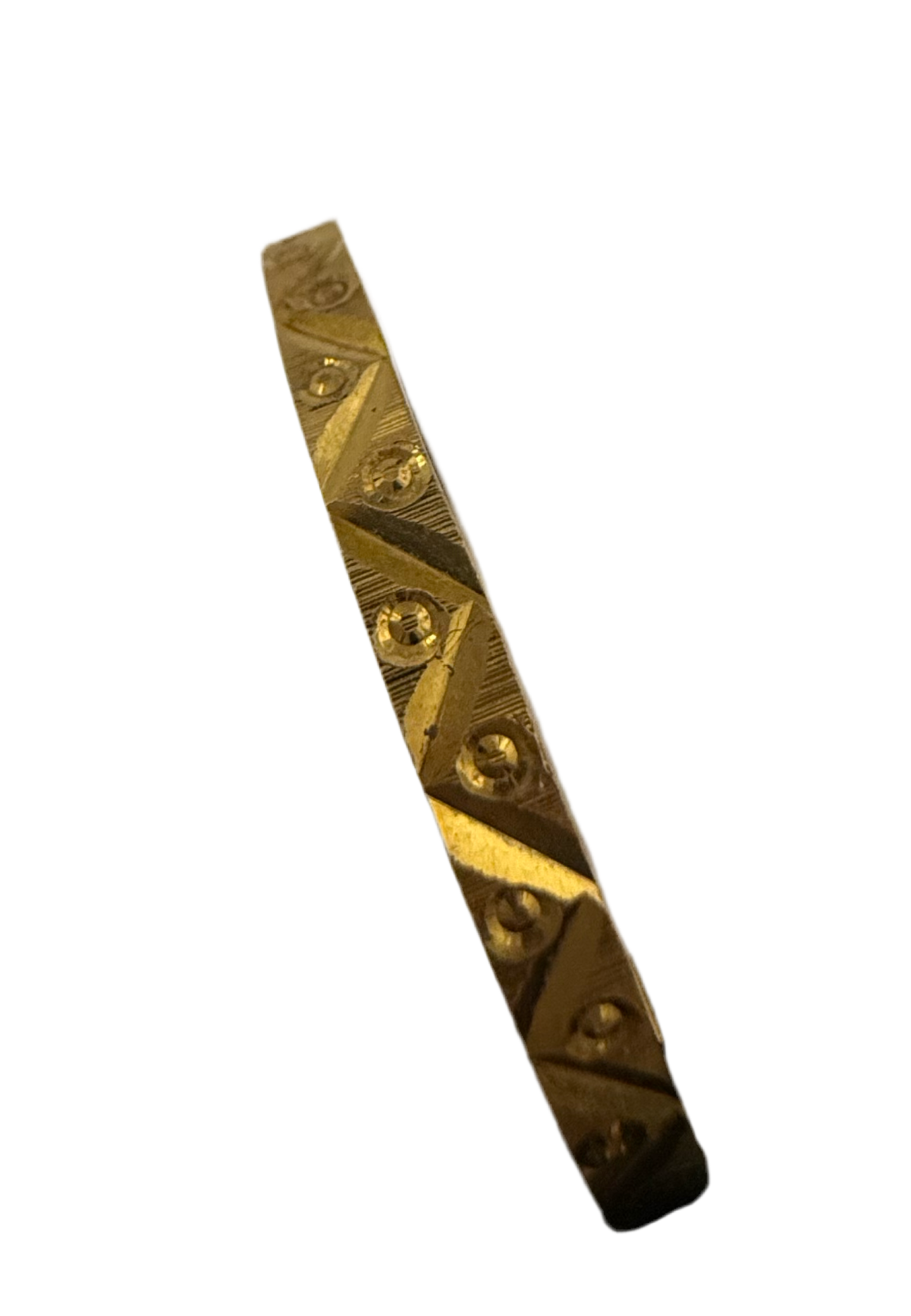 Custom Design 22K Gold Bangle for the Baby - 12.2g SKU: BR047-6.2