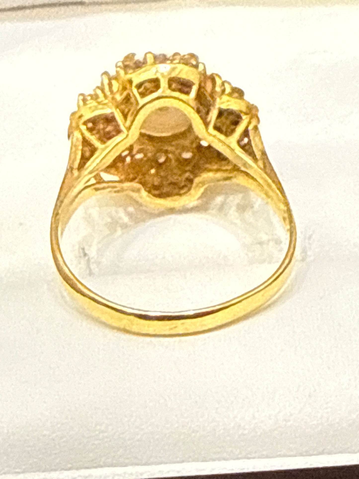 (Copy) Ring 22K Gold 8Size, Weight: 7-1g  SKU:R130w