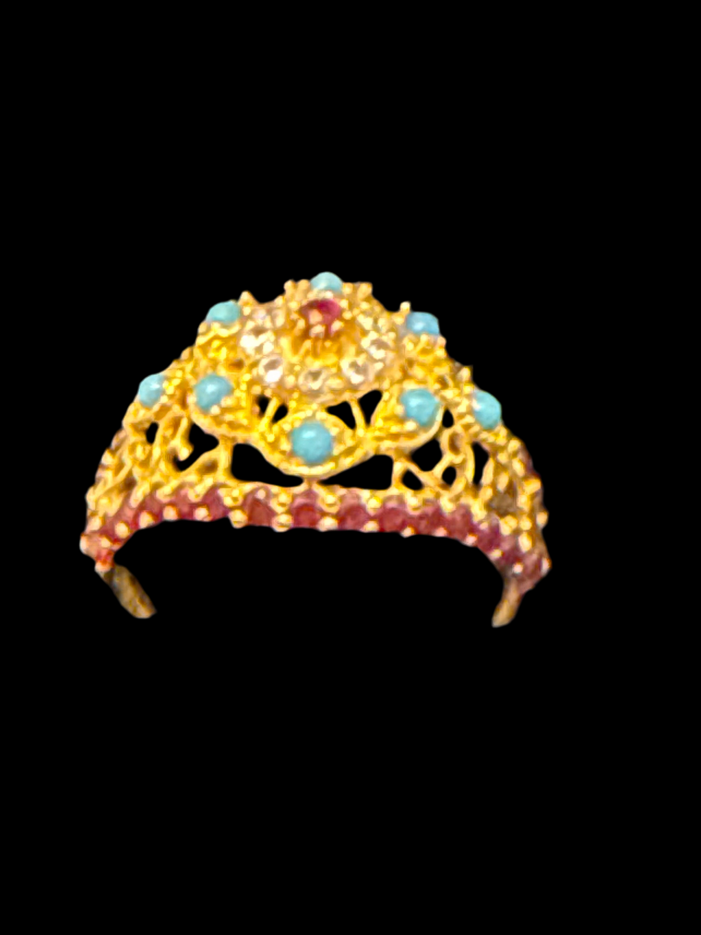 Gemstone Ring 22K Gold 8.5Size , Weight: 4.5g SKU:RW0105