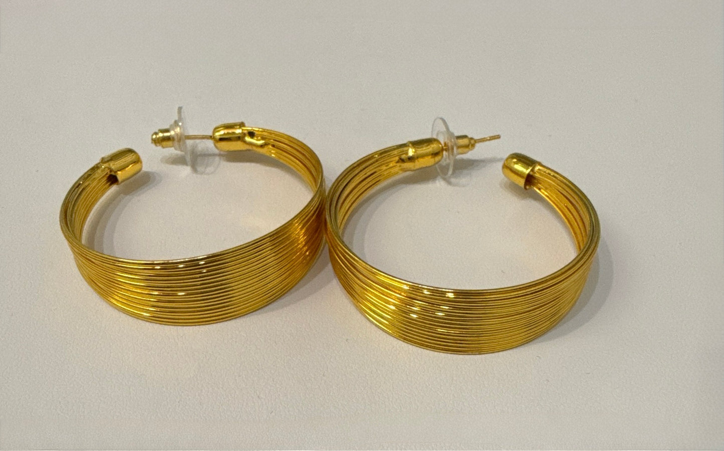 24k Gold Plated Sterling Silver Modern Earring