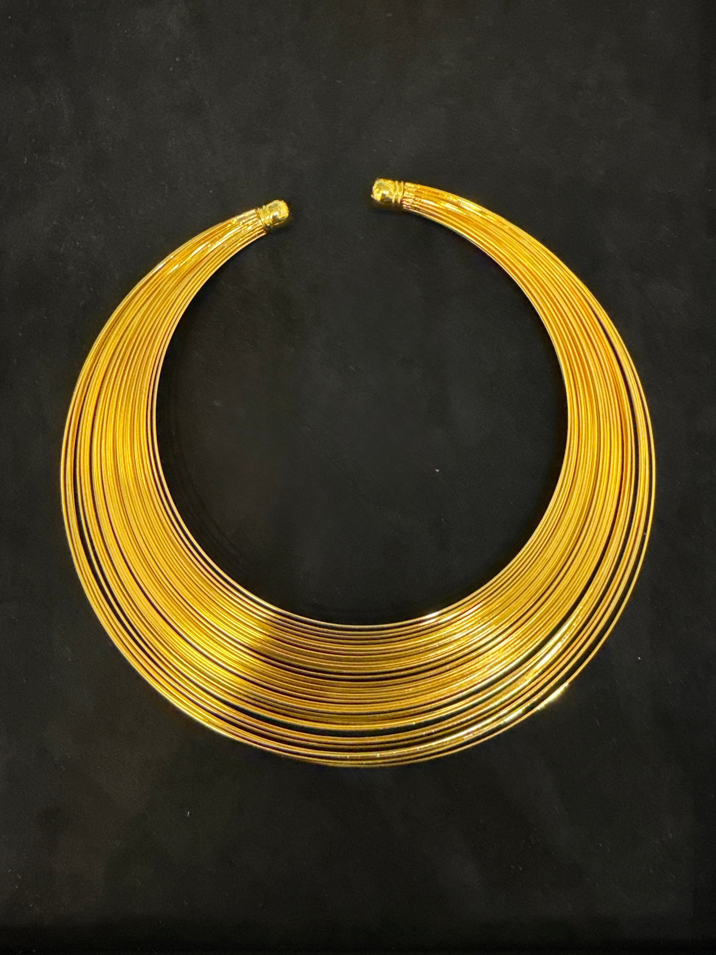 1 Gram 24k Gold Plated Sterling Silver Modern Necklace